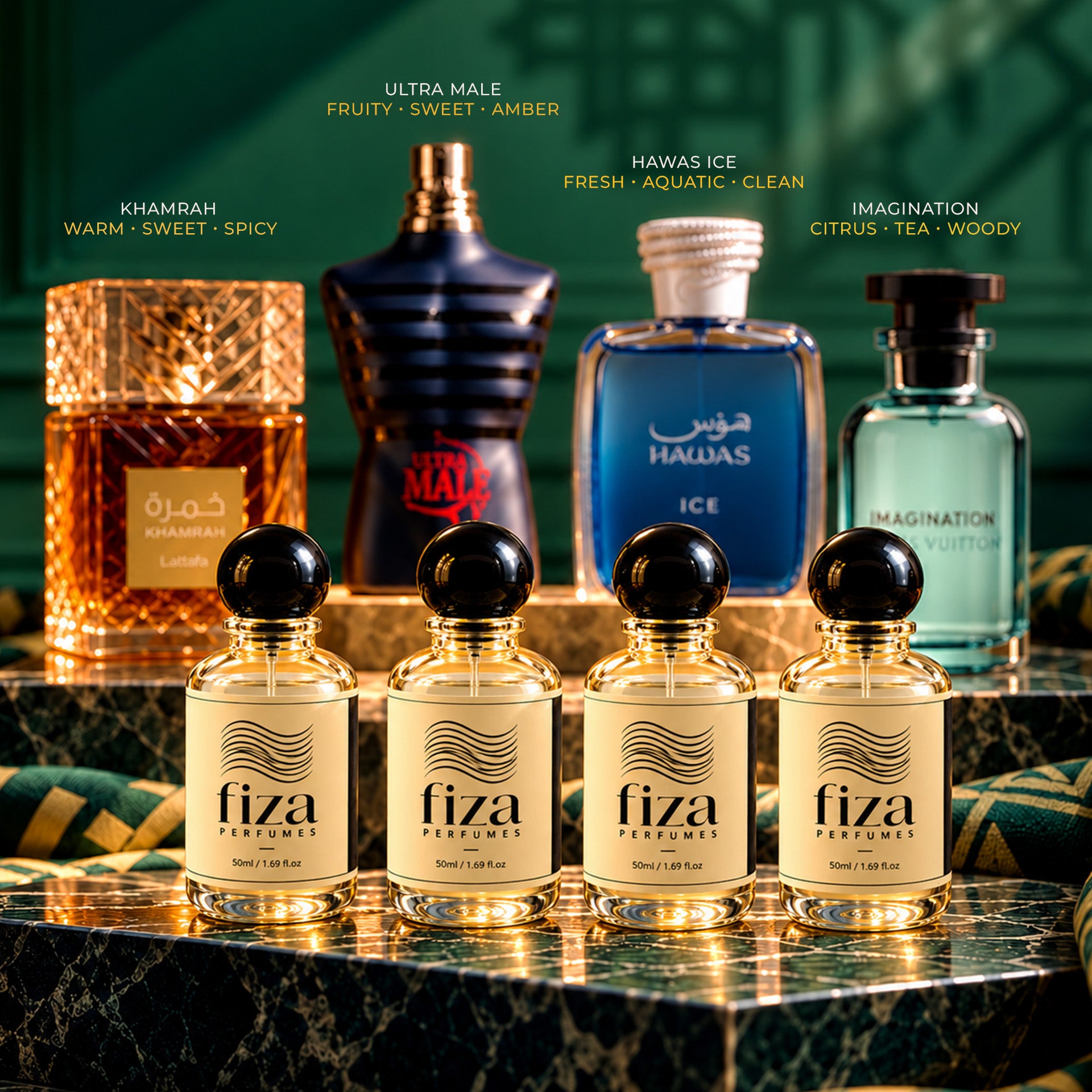 4 Bestselling Inspired Fragrances – 50ml Each