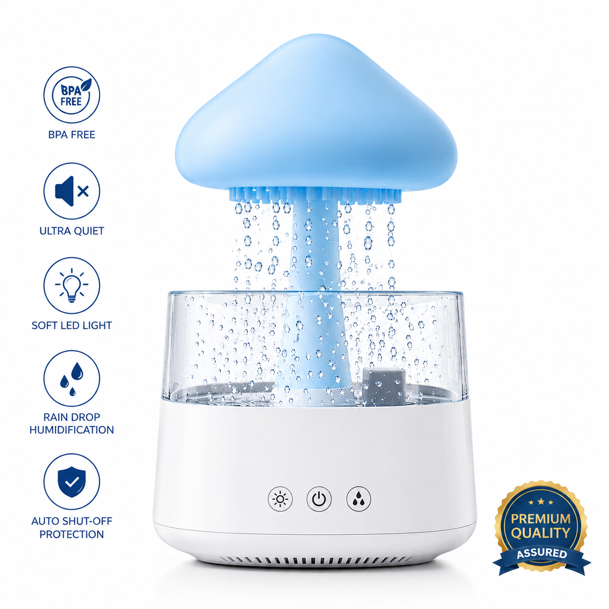 RainDrop Cloud Aroma Diffuser By Fiza Perfumes