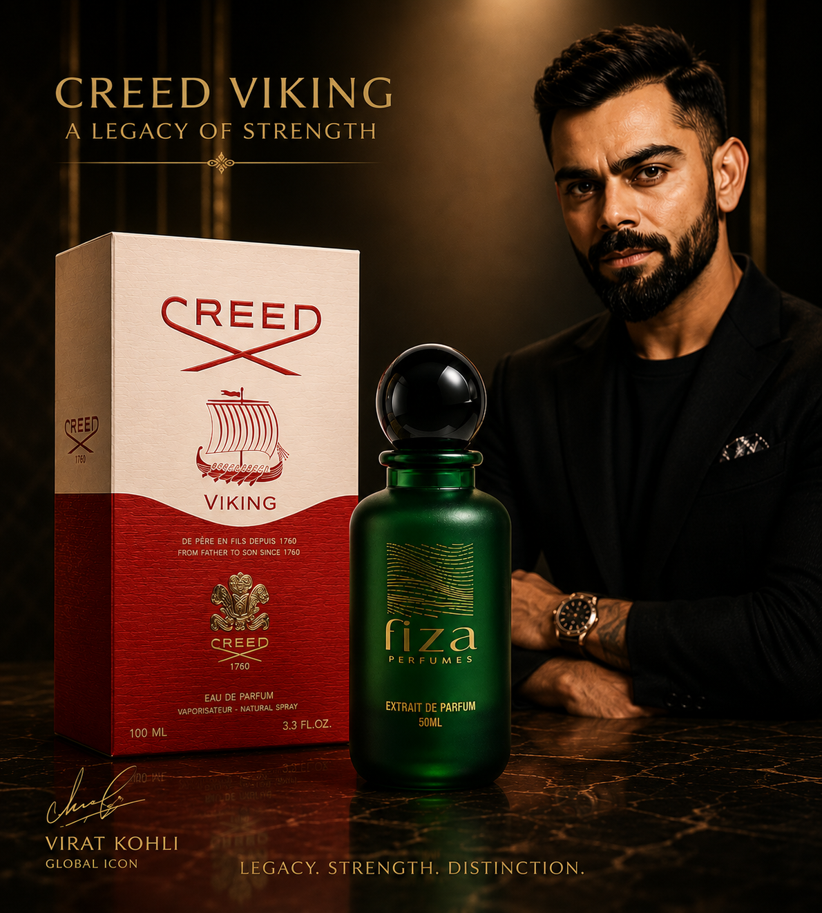 Vikings By Fiza Perfumes ( Inspired By Creed Vikings )