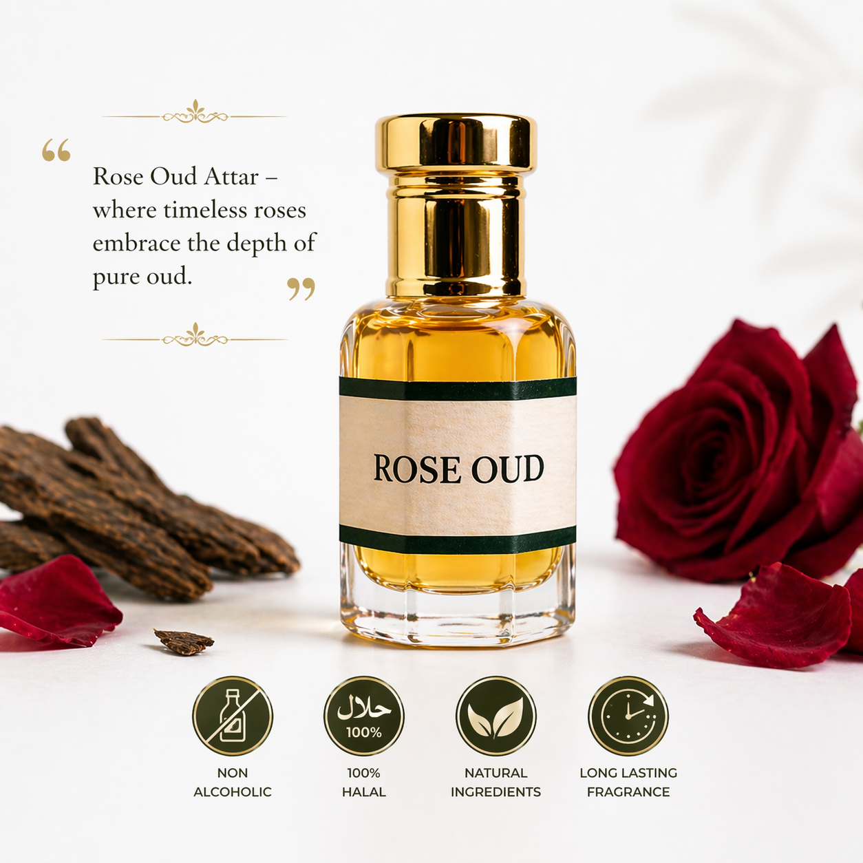ROSE OUD ATTAR BY FIZA PERFUME