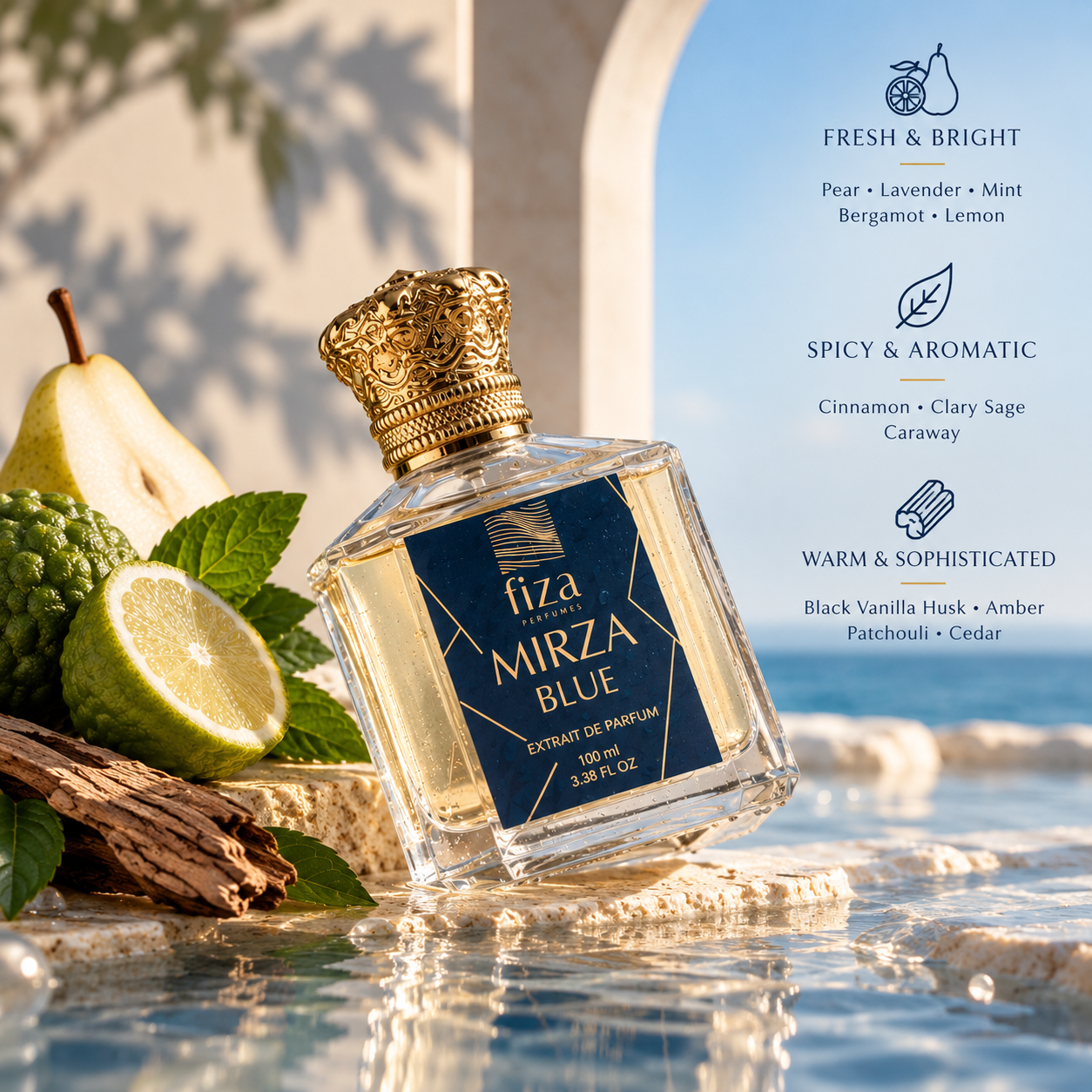 Mirza Blue | Fiza Perfumes 100ml