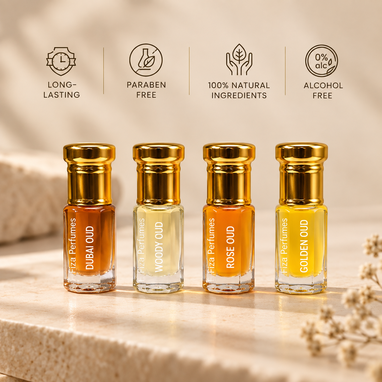 OUD COMBO PACK OF 4 SET 3ML/2.5GM each