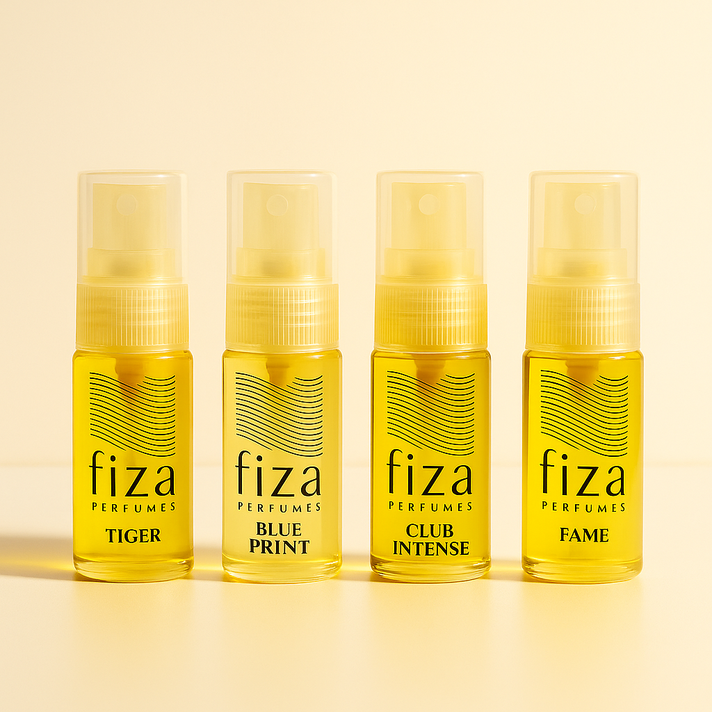 Pack of 4 Perfume Tiger, Fame, Blueprint & Club Intense | 30ML each extrait de parfum