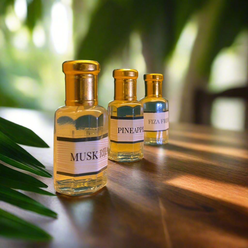 3 Pcs Summer Combo set - Musk Rijali - Pineapple Kick - Fiza Fresh - 12 Ml each