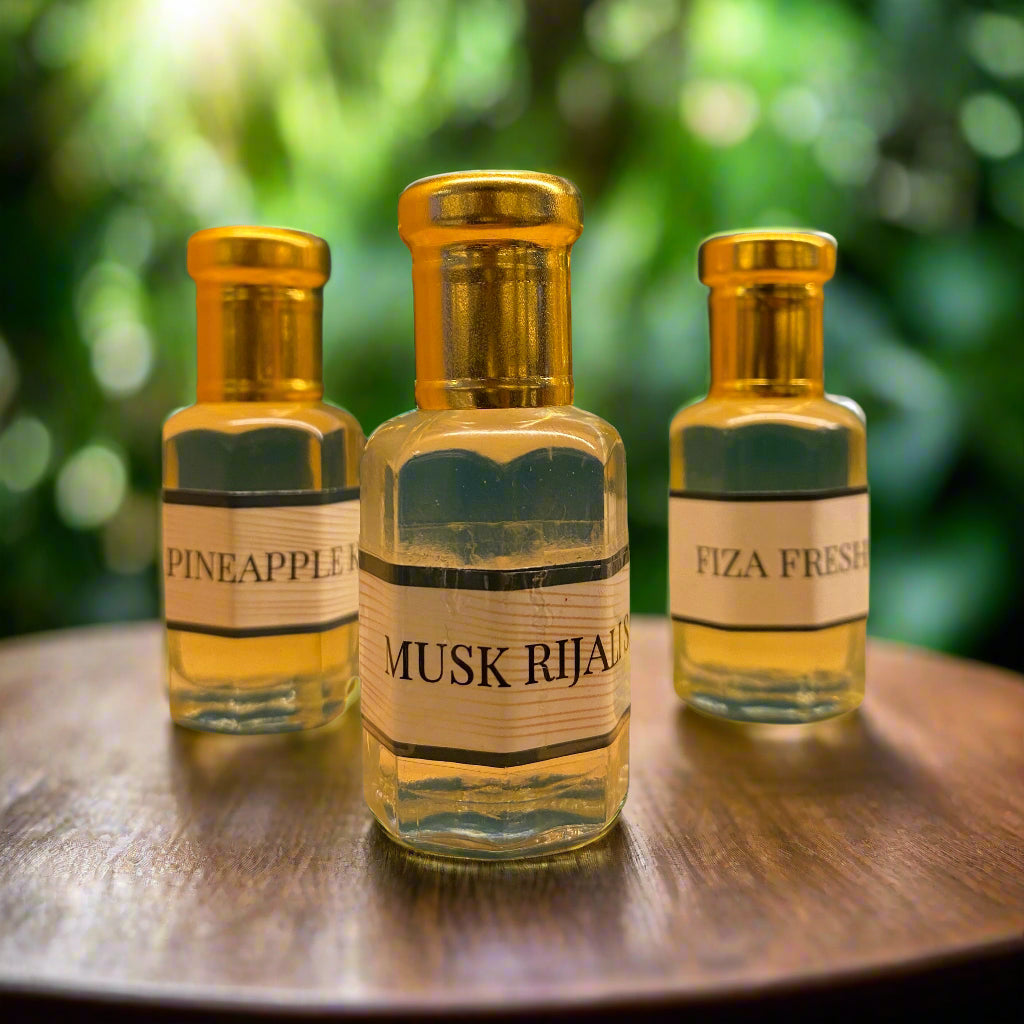 3 Pcs Summer Combo set - Musk Rijali - Pineapple Kick - Fiza Fresh - 12 Ml each