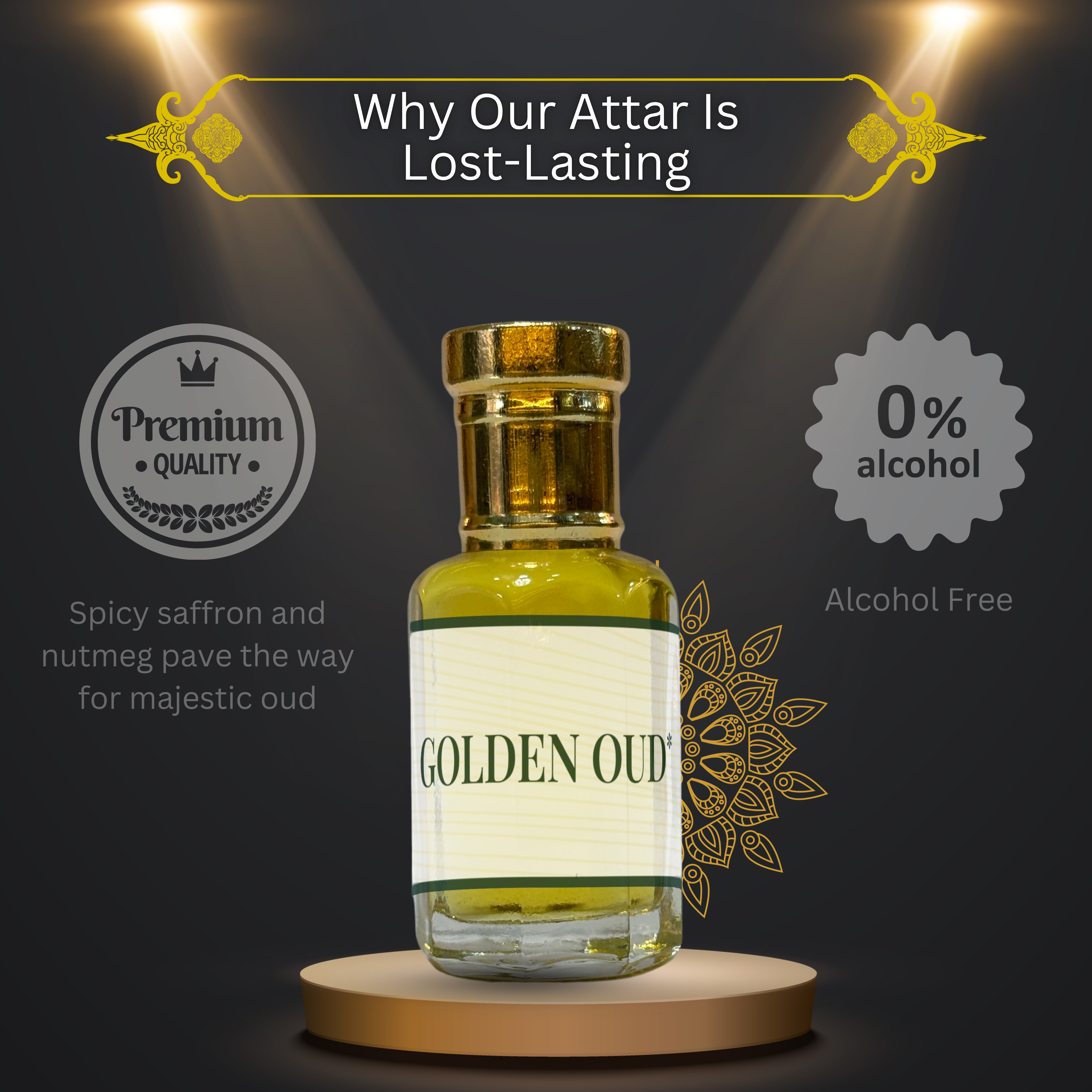 GOLDEN OUD ATTAR BY FIZA PERFUME