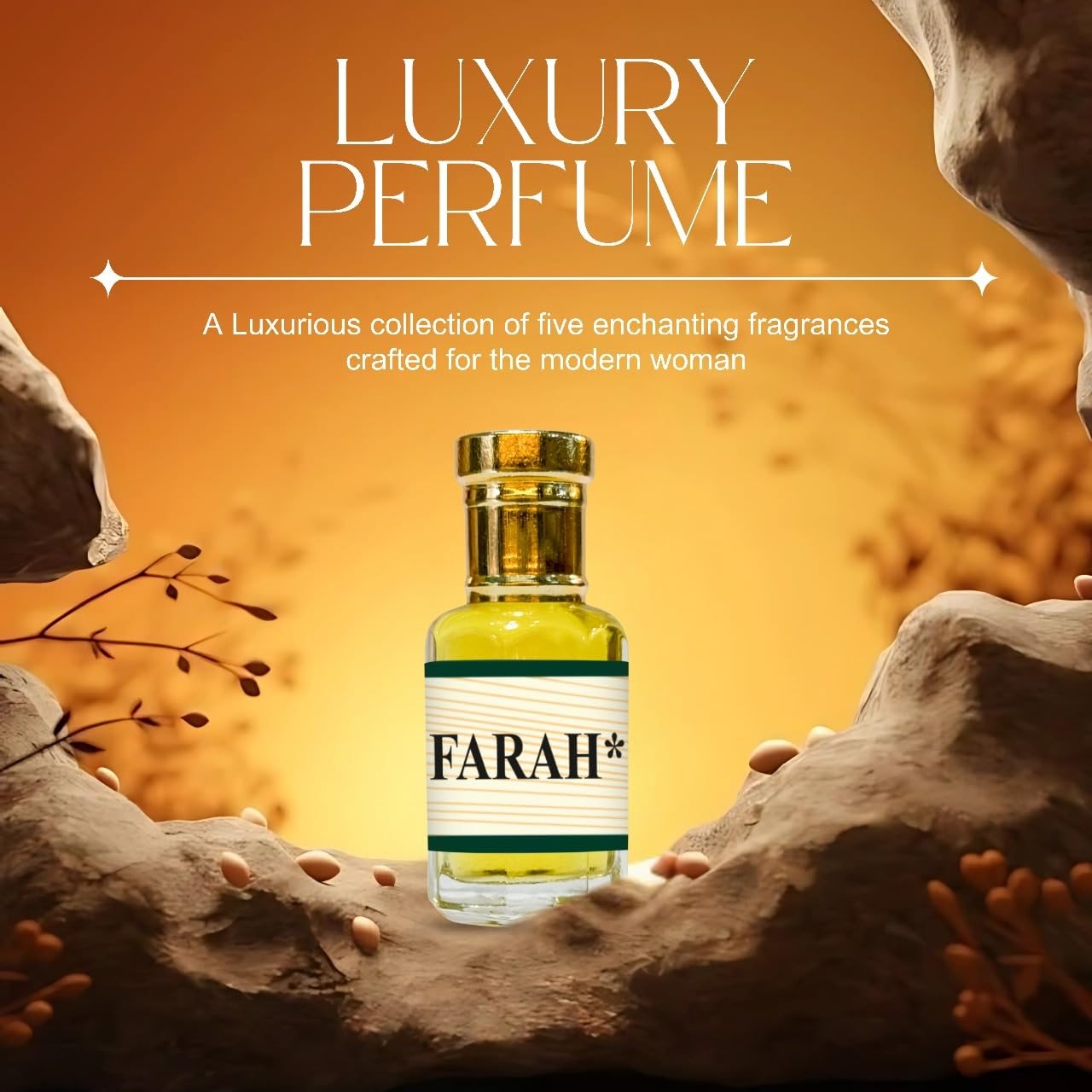 Womens Combo 5 Attar- fiza perfumes 2.5 / 3ml each