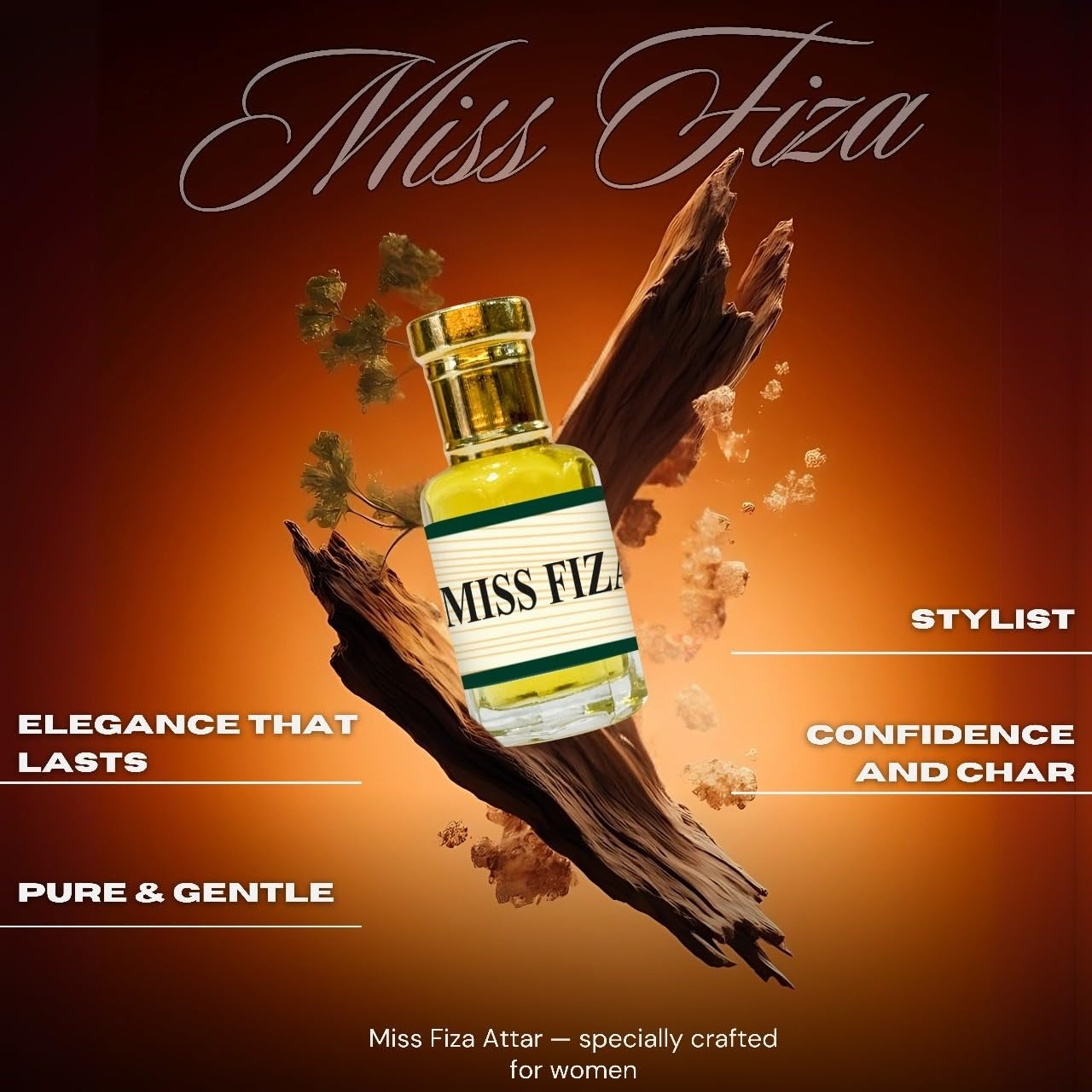 Womens Combo 5 Attar- fiza perfumes 2.5 / 3ml each