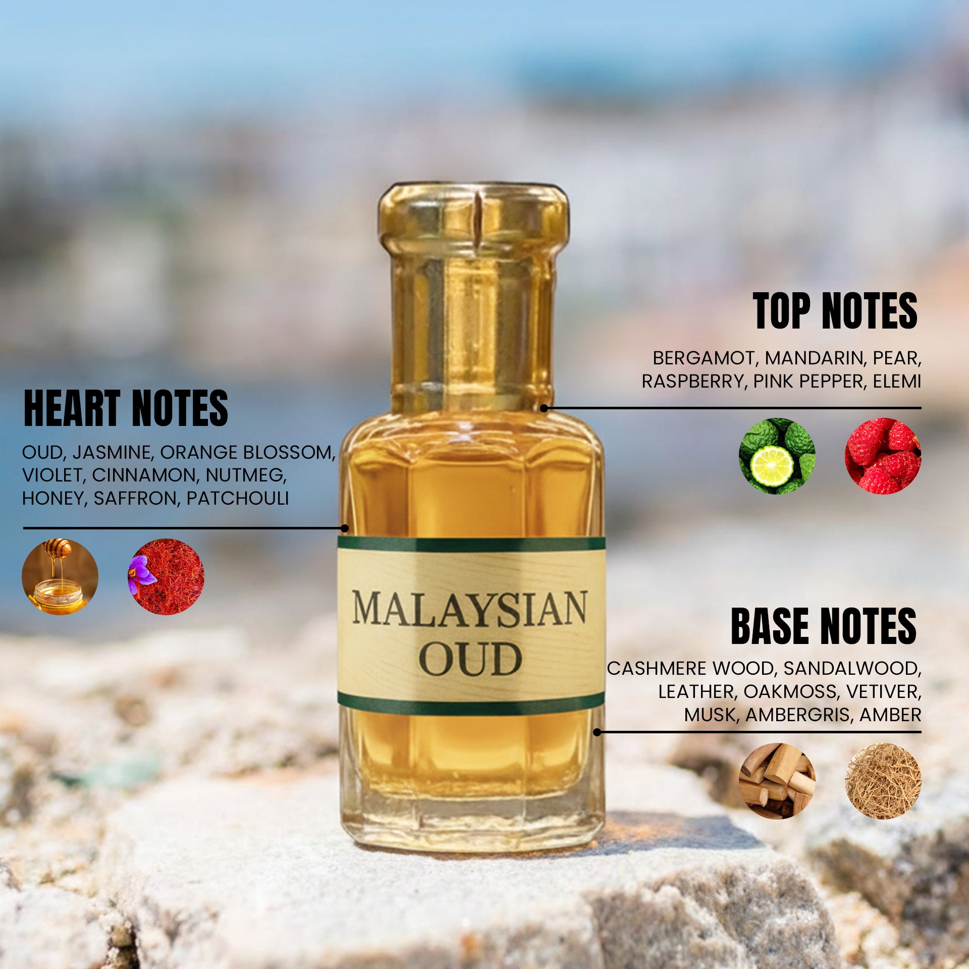 MALAYSIAN OUD - PREMIUM ATTAR BY FIZA PERFUMES