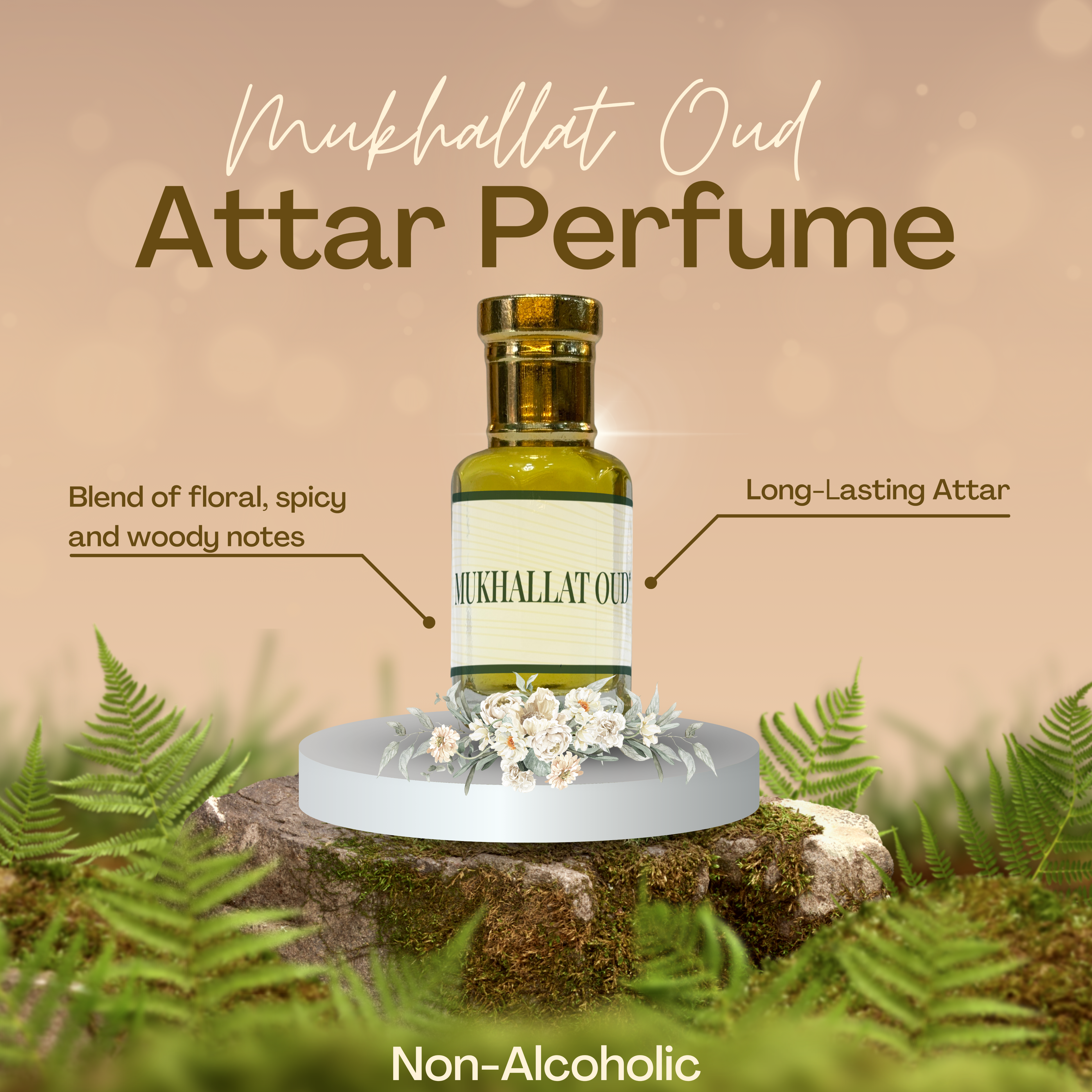 MUKHALLAT OUD ATTAR BY FIZA PERFUME