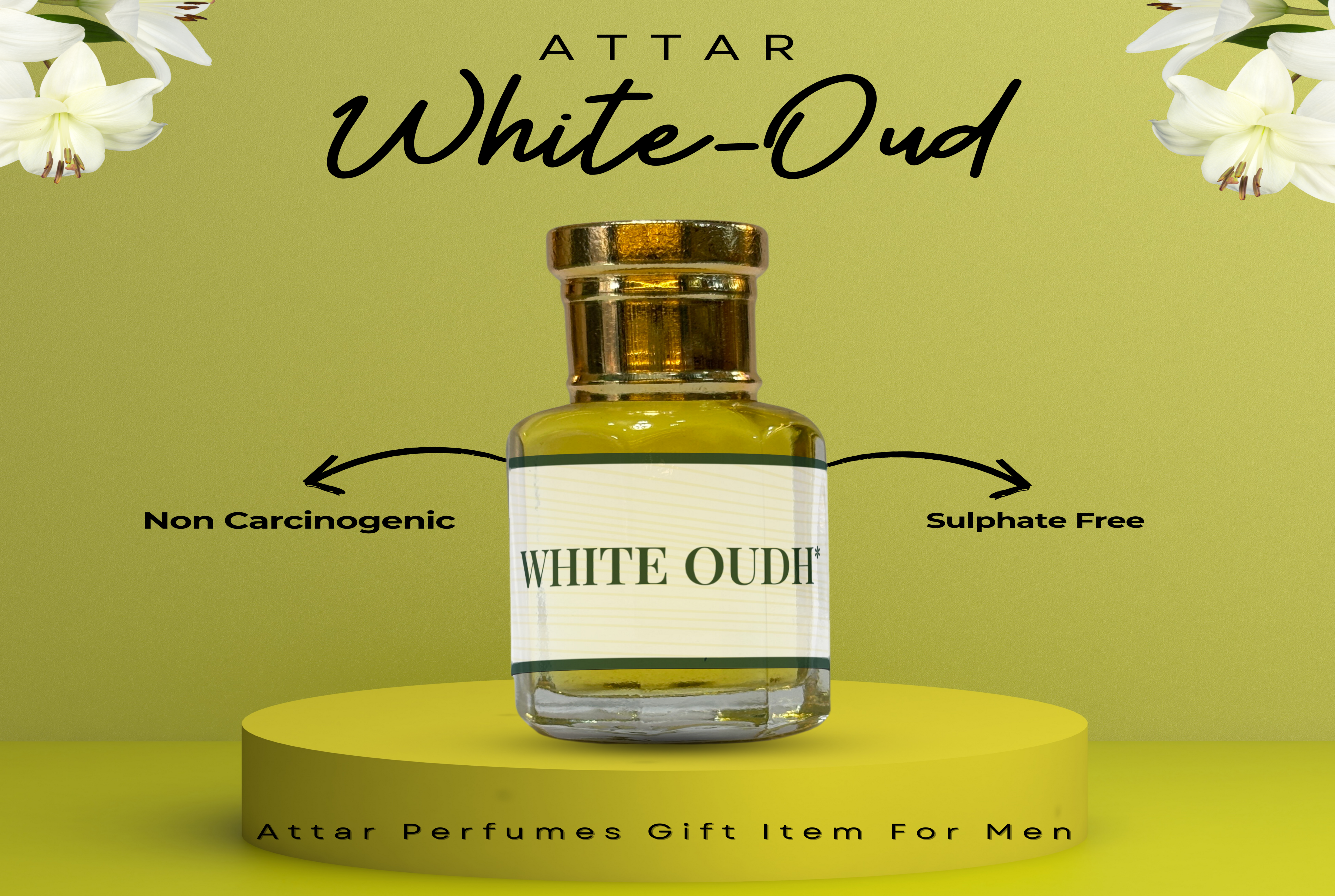 WHITE OUD ATTAR BY FIZA PERFUMES