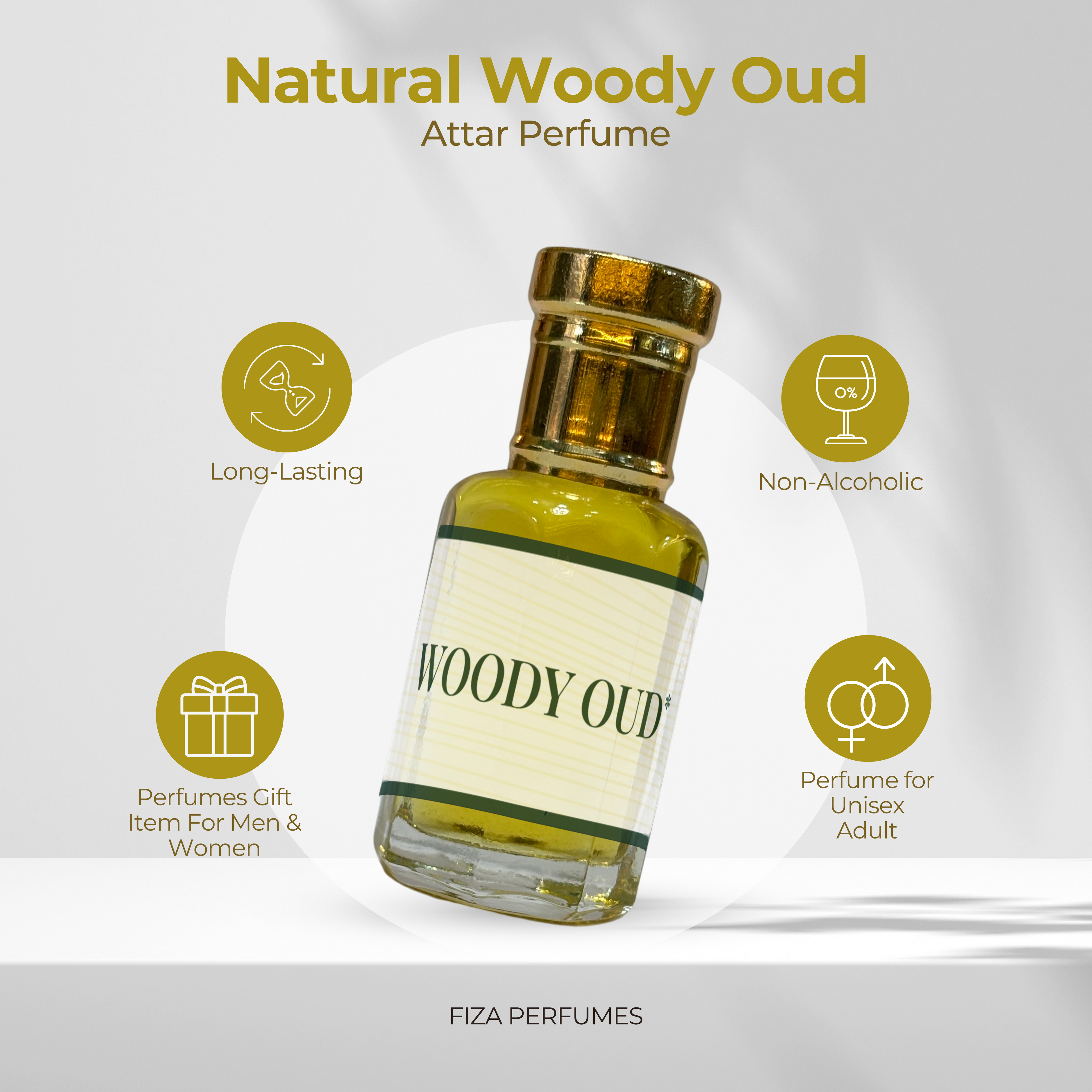 WOODY OUD ATTAR BY FIZA PERFUME