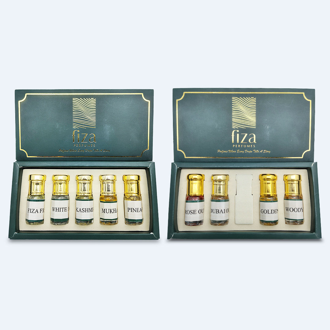 COMBO SET 9 - FIZA COMBO 5 & OUD COMBO 4 - 2.5 gm / 3ML EACH